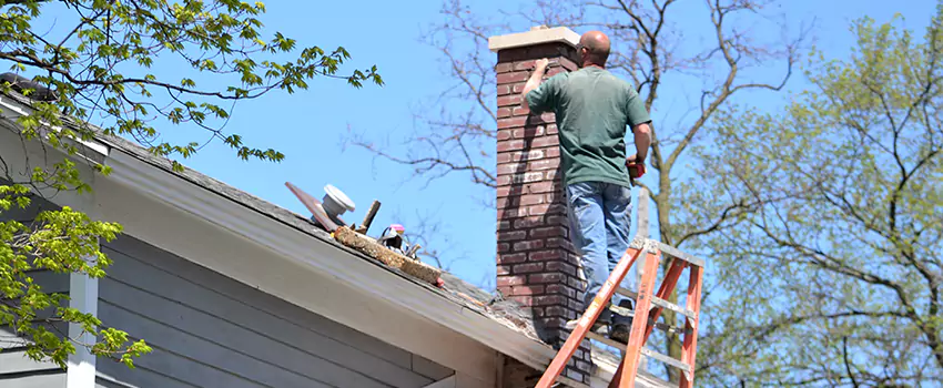 Vinyl and PVC Chimney Flashing Installation in Waukegan, IL